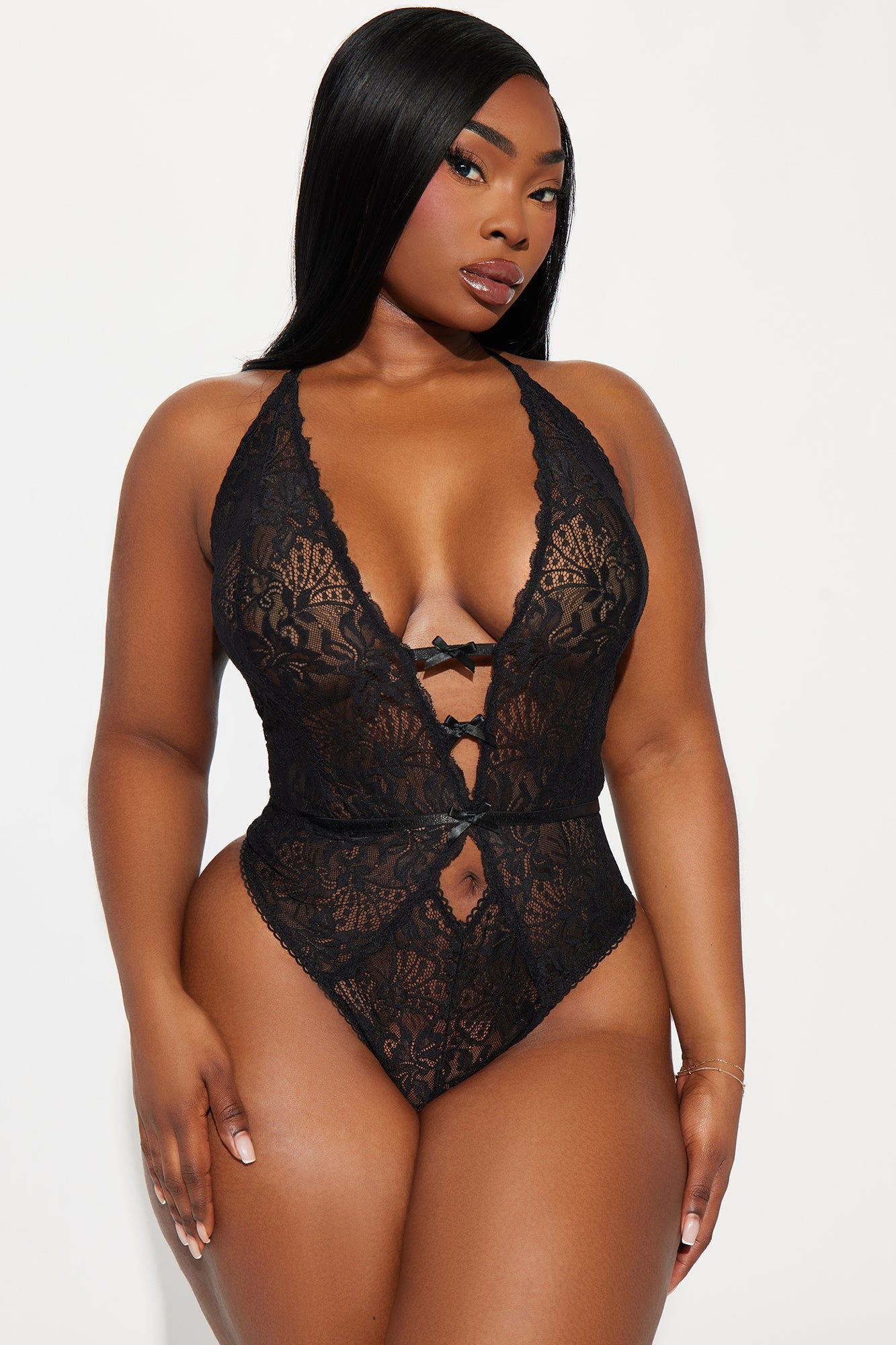Night To Remember Lace Teddy - Black sold by Fashion Nova product image thumbnail 4