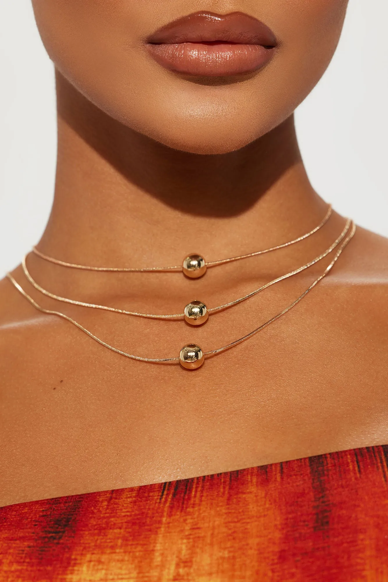 Our Paths Align Necklace - Gold sold by Fashion Nova