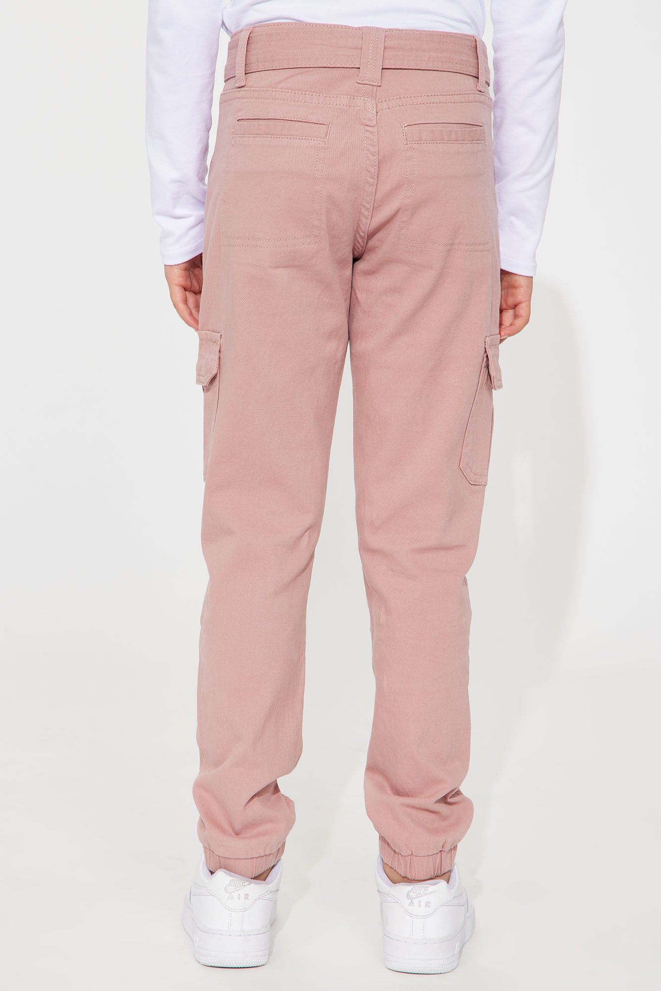 Mini Twill Belted Cargo Pants - Rose sold by Fashion Nova product image thumbnail 4