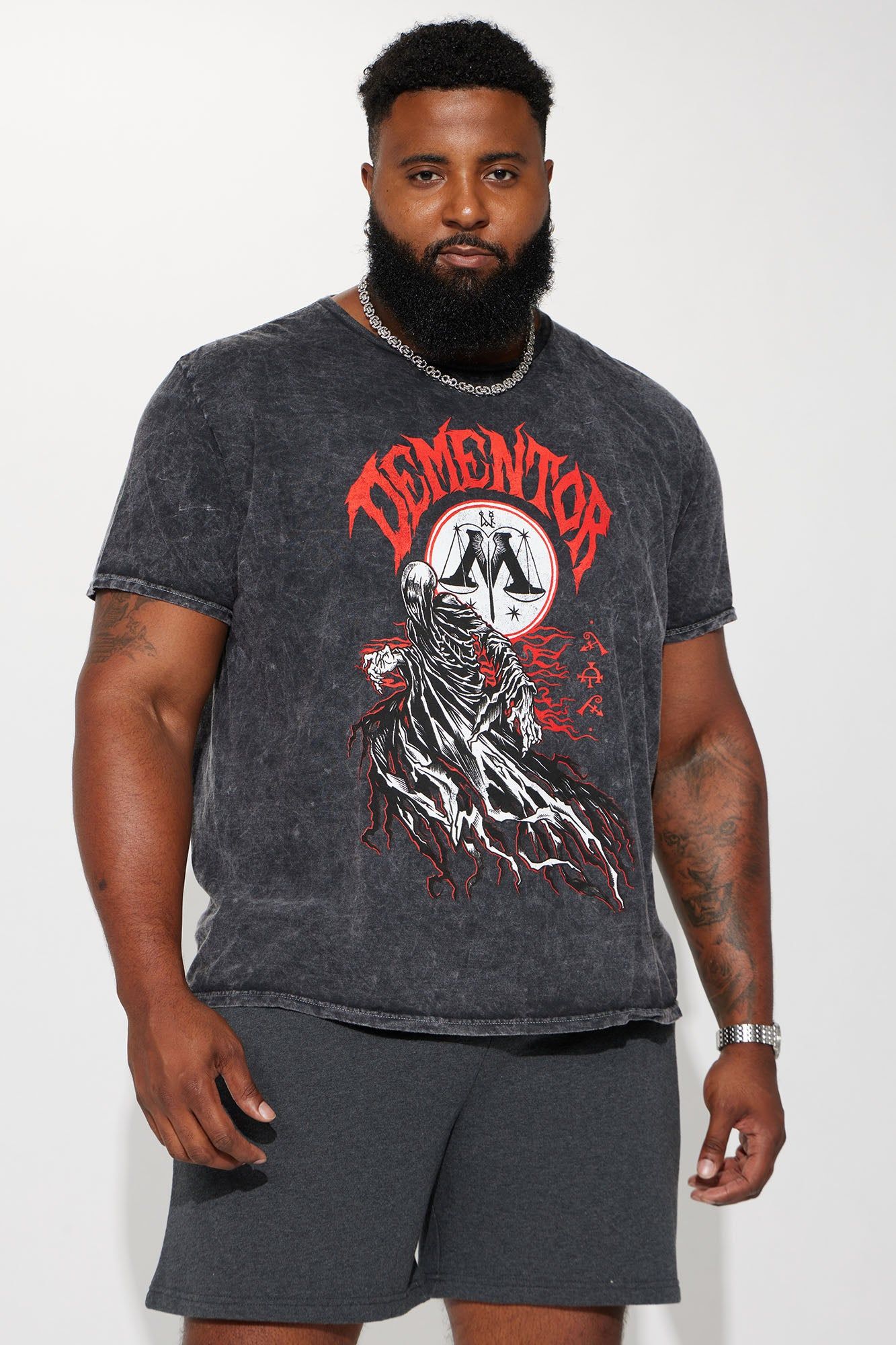 Harry Potter Dementor Short Sleeve Tee - Black sold by Fashion Nova