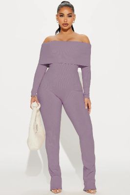 Amara Snatched Jumpsuit - Bark Brown sold by Fashion Nova