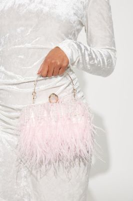 The Pearliest Babe Clutch  - Pink sold by Fashion Nova