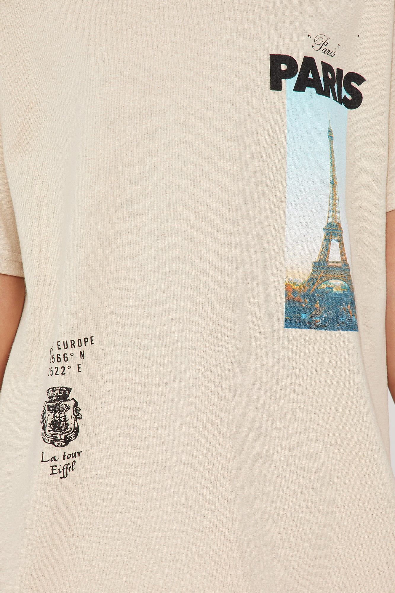 Mini Officially In Paris T-Shirt - Taupe sold by Fashion Nova product image thumbnail 2