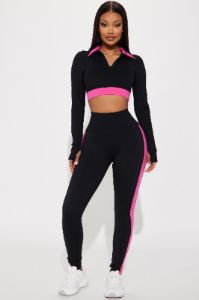 Kairi Active Set - Pink/combo sold by Fashion Nova