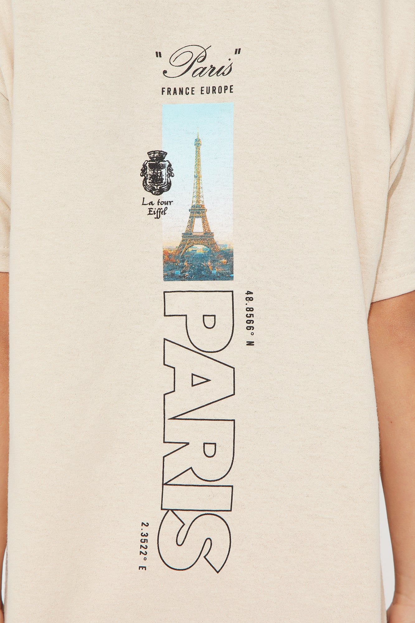 Mini Officially In Paris T-Shirt - Taupe sold by Fashion Nova product image thumbnail 4