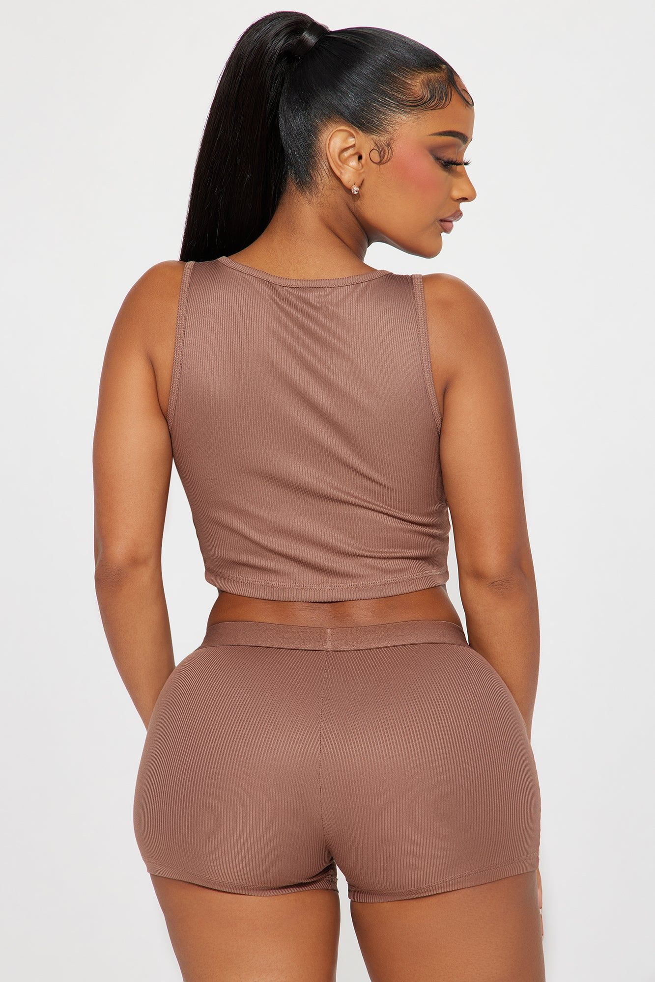 Bedtime Is Optional PJ Boyshort Set - Brown sold by Fashion Nova product image thumbnail 3