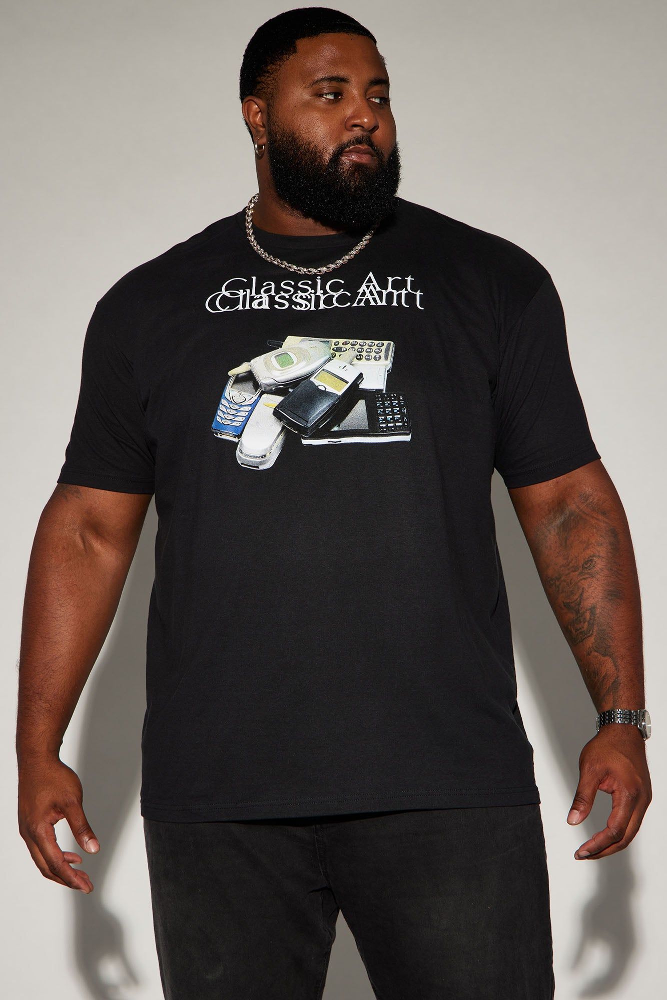 Classic Art Short Sleeve Tee - Black sold by Fashion Nova product image thumbnail 4