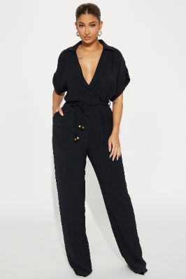 Milani Jumpsuit - Black sold by Fashion Nova
