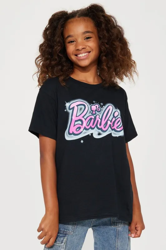 Mini Barbie Magic Short Sleeve Tee - Black sold by Fashion Nova