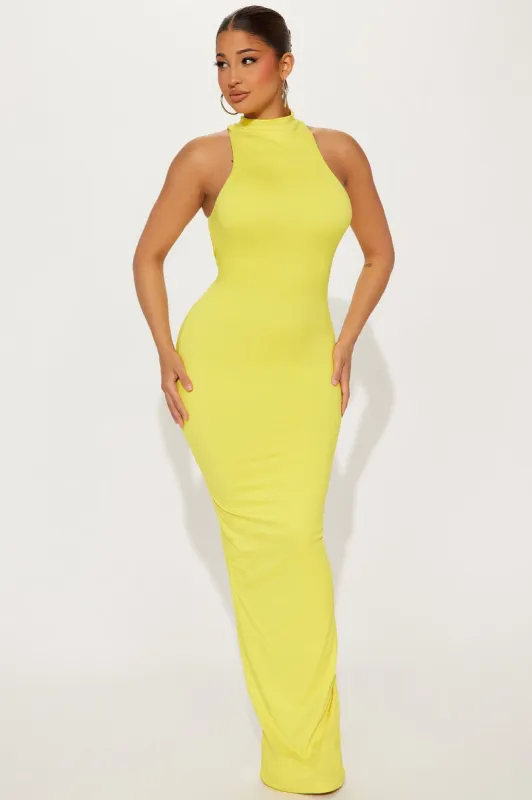 Macie Maxi Dress - Yellow sold by Fashion Nova