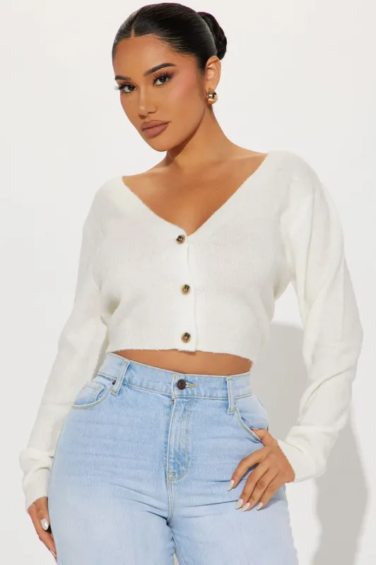 Albyn Cardigan Sweater - Off White sold by Fashion Nova