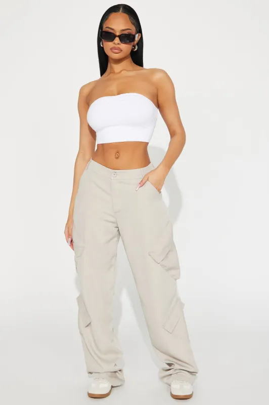Work Cuter Cargo Trouser - Grey sold by Fashion Nova