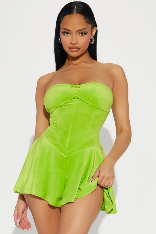 Fairy Fantasy Romper - Lime sold by Fashion Nova