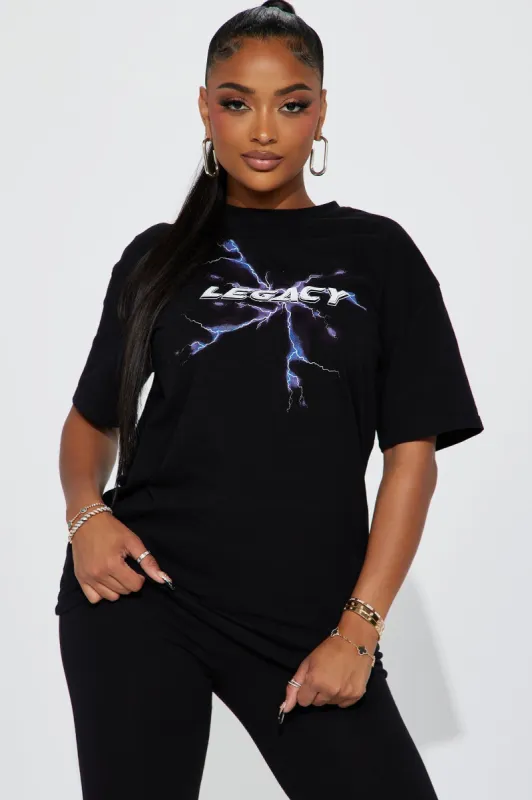 Legacy Vibes Legging Set - Black sold by Fashion Nova