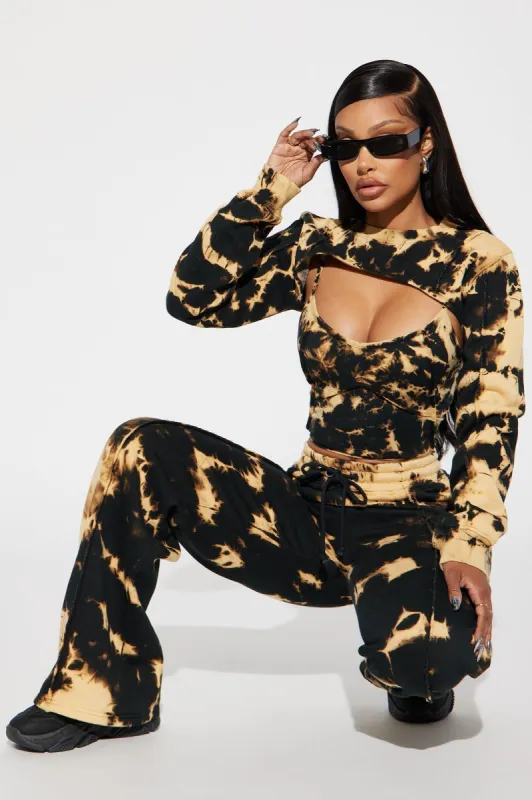 Muse Bolero And Tank Top - Black/combo sold by Fashion Nova