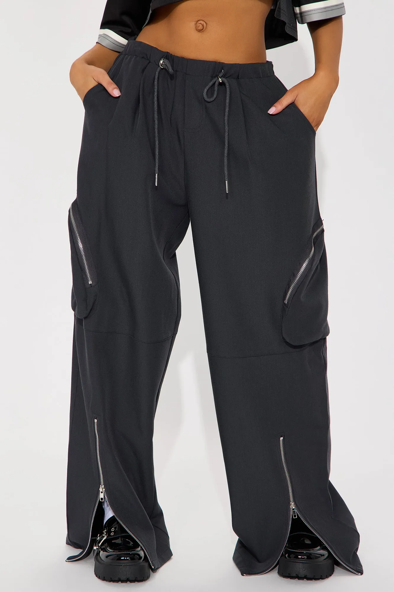 Araminta Cargo Pant - Charcoal sold by Fashion Nova product image thumbnail 2