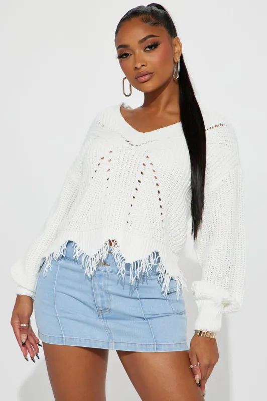 Carlisha Sweater - Ivory sold by Fashion Nova