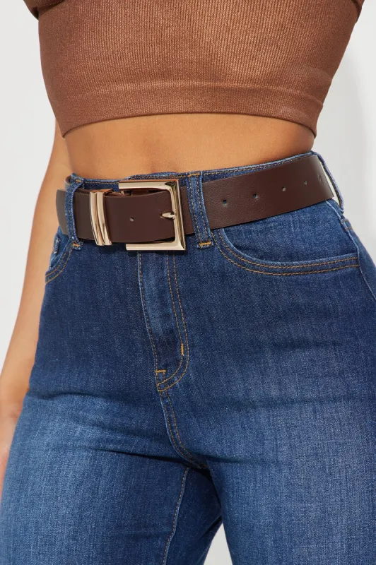 Your Everyday Belt - Brown sold by Fashion Nova
