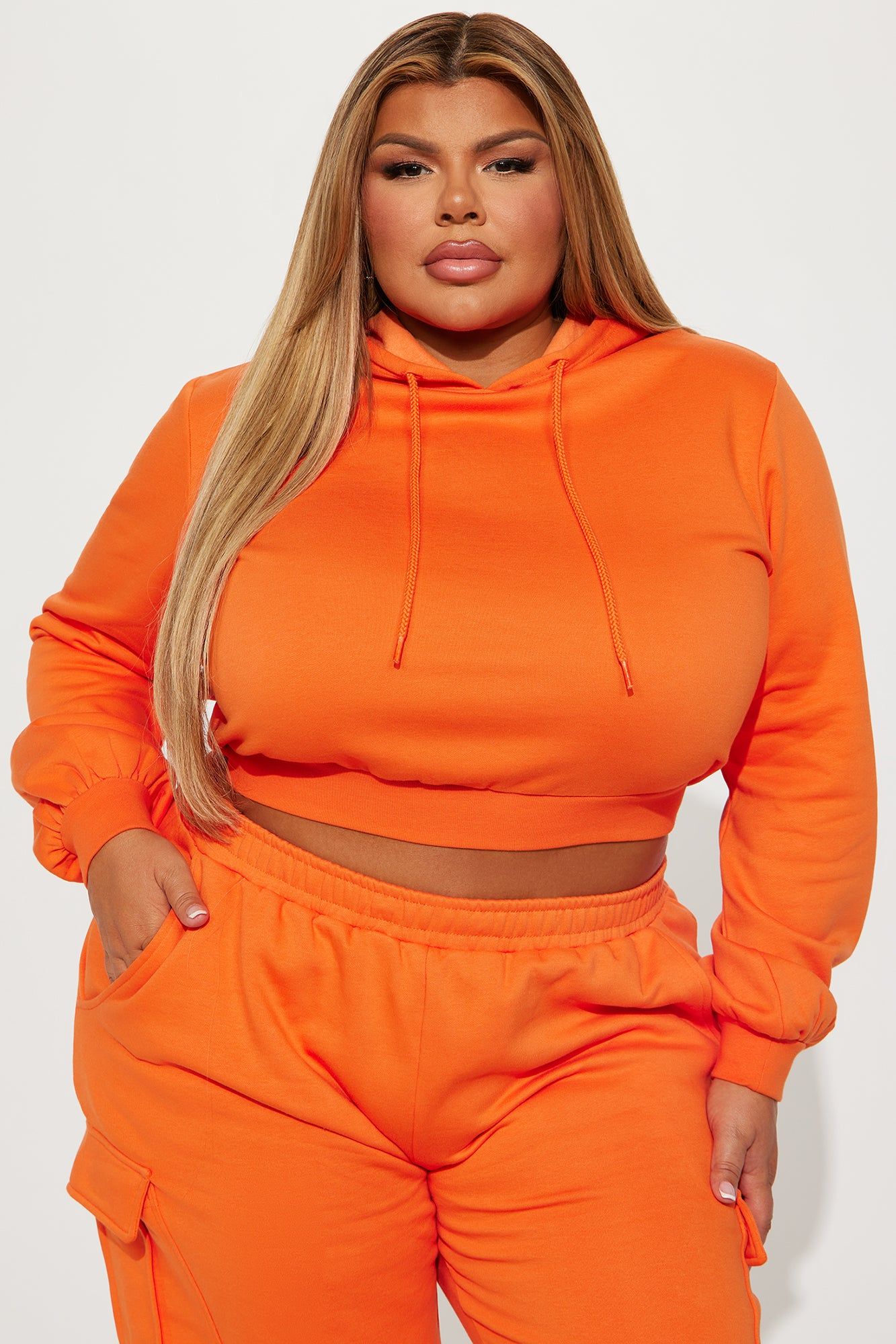 Easy Going Lounge Hoodie - Orange sold by Fashion Nova product image thumbnail 4