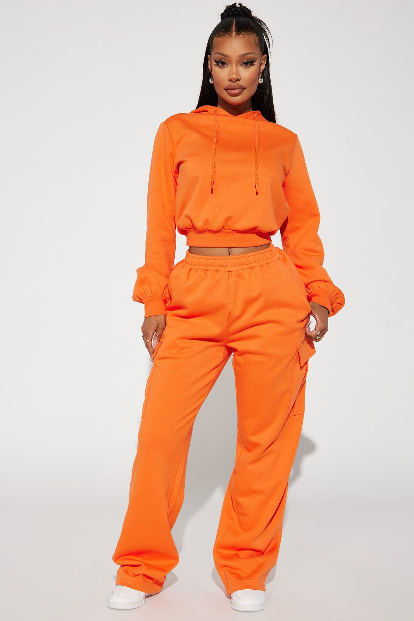 Easy Going Lounge Hoodie - Orange sold by Fashion Nova product image thumbnail 2