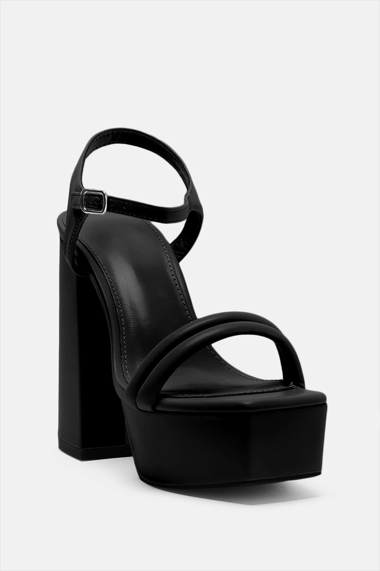 Tarah Platform Heels - Black sold by Fashion Nova