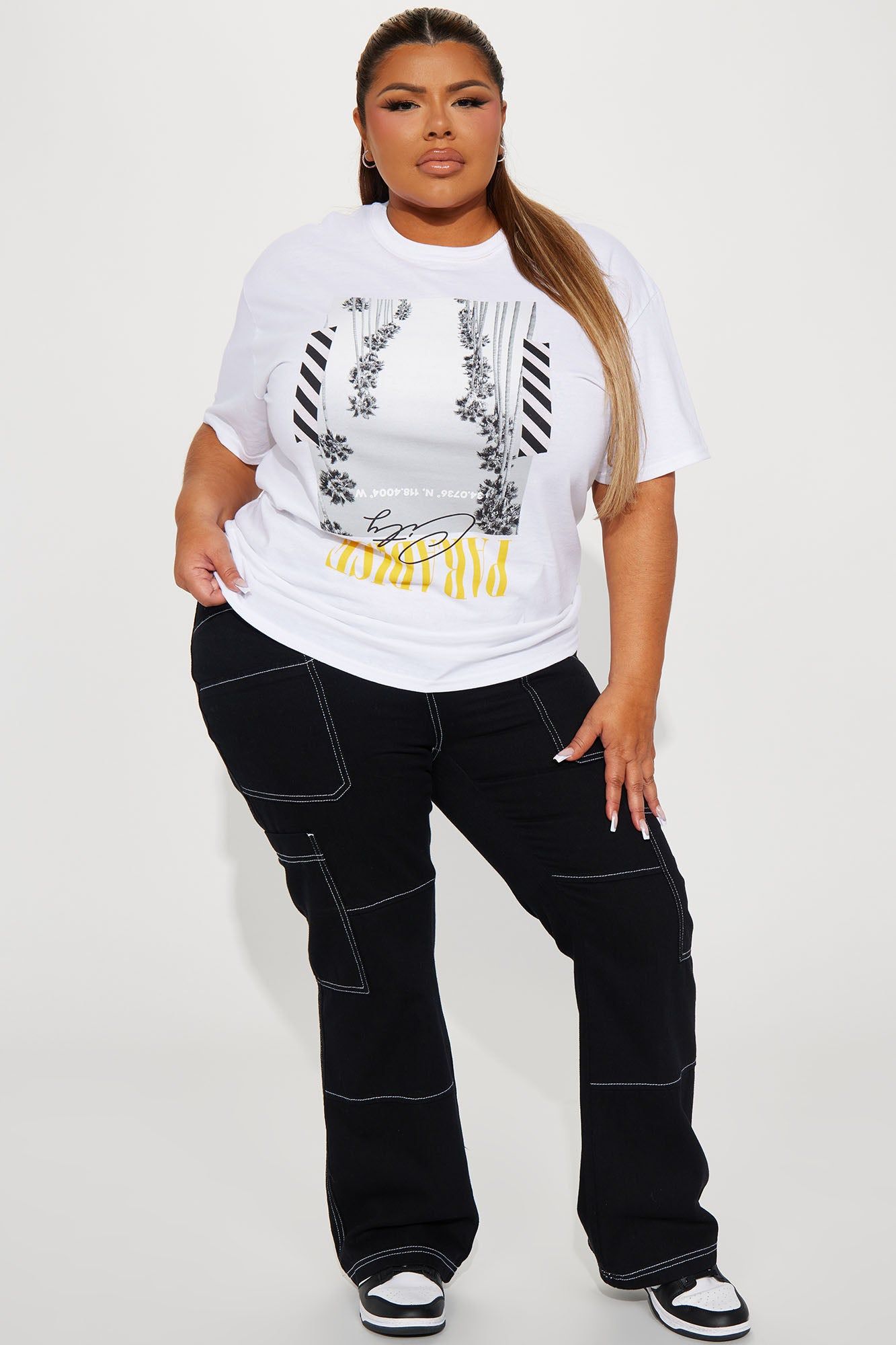 Paradise City Graphic Tee - White sold by Fashion Nova product image thumbnail 5