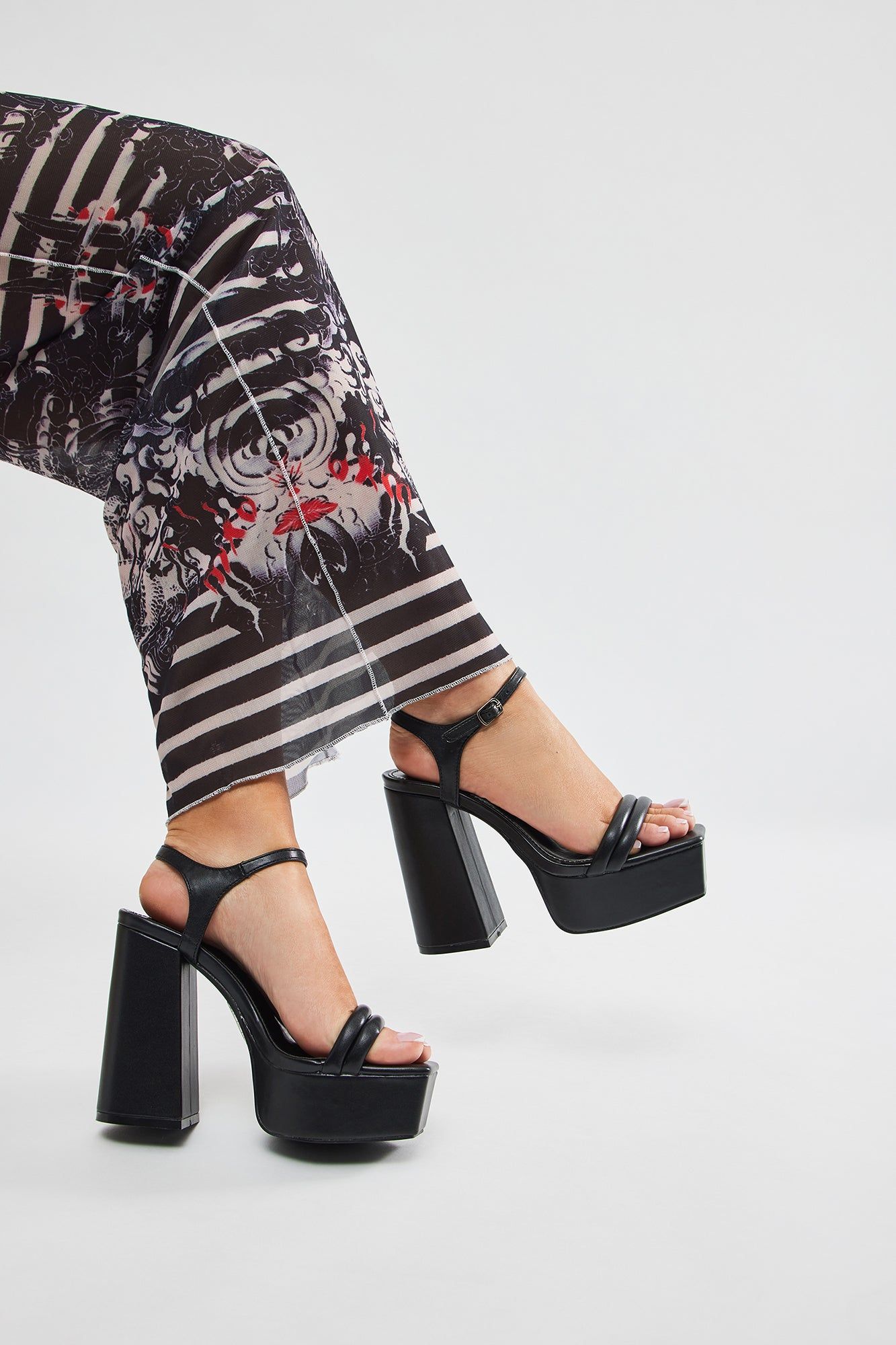 Tarah Platform Heels - Black sold by Fashion Nova product image thumbnail 5