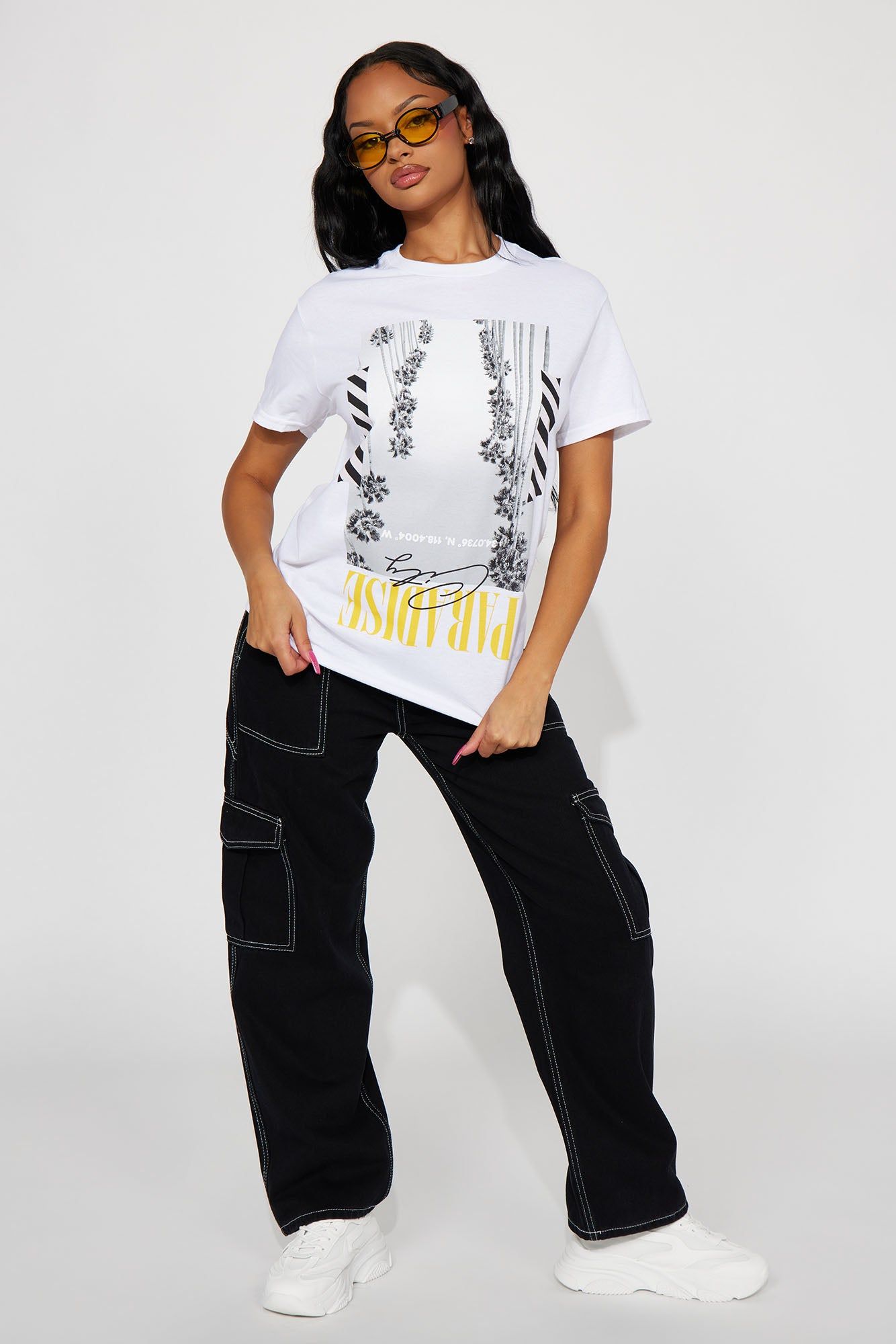 Paradise City Graphic Tee - White sold by Fashion Nova product image thumbnail 2
