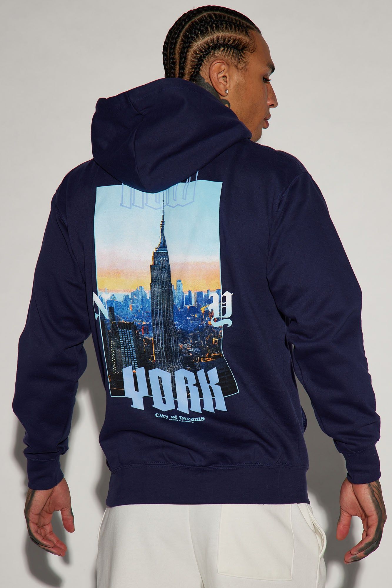 New York City Of Dreams Hoodie - Navy sold by Fashion Nova product image thumbnail 4
