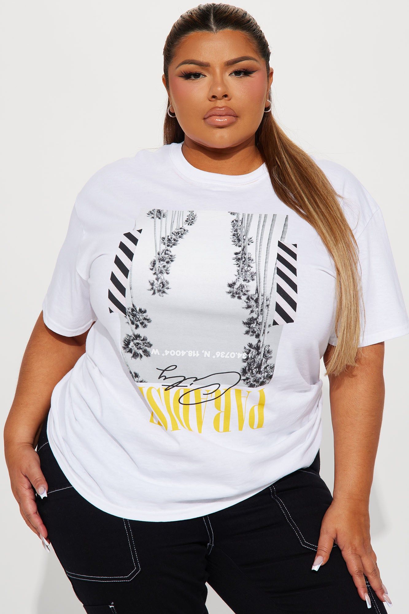 Paradise City Graphic Tee - White sold by Fashion Nova product image thumbnail 4