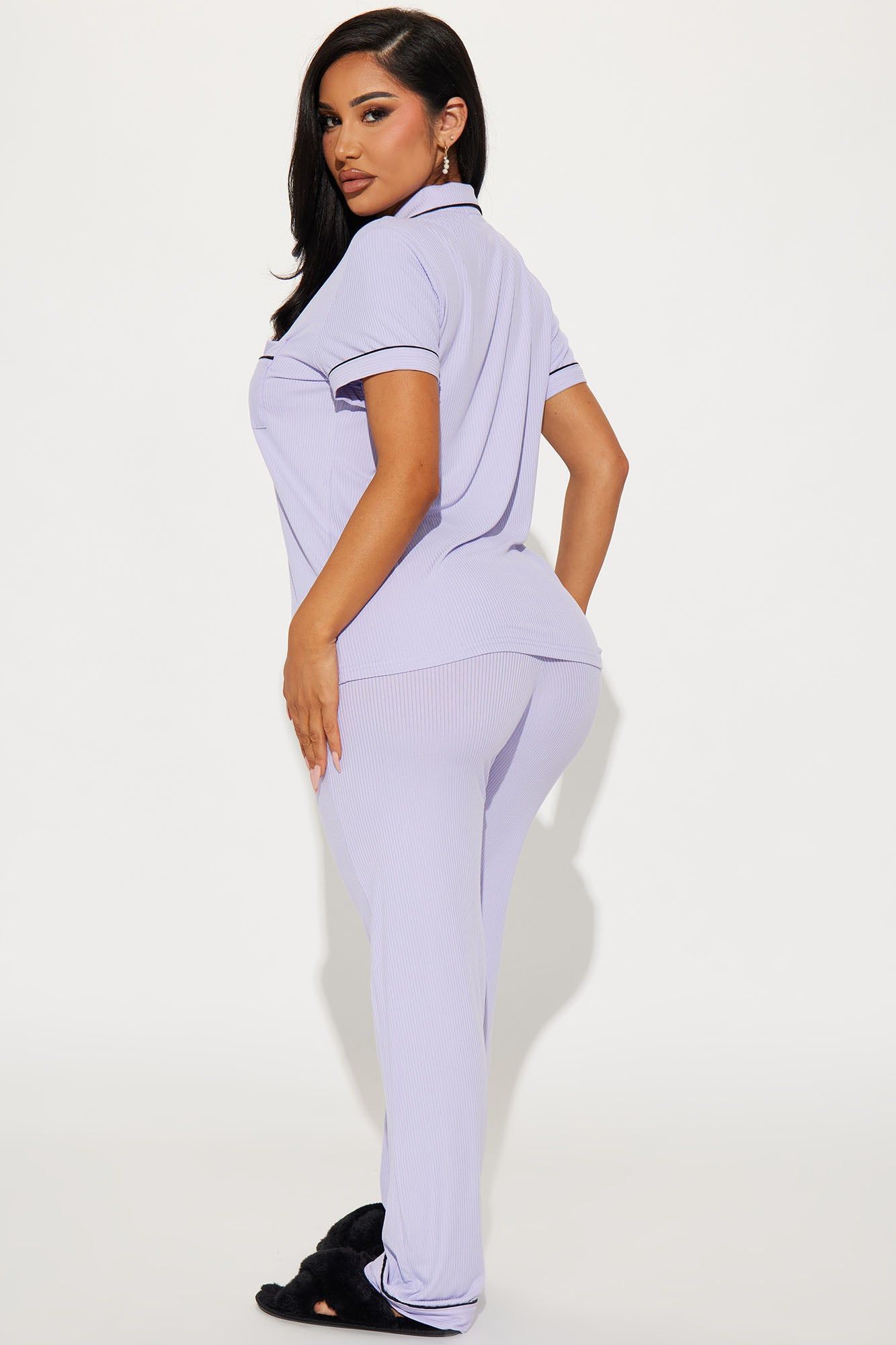 Snuggle Me PJ Pants Set - Purple sold by Fashion Nova product image thumbnail 3