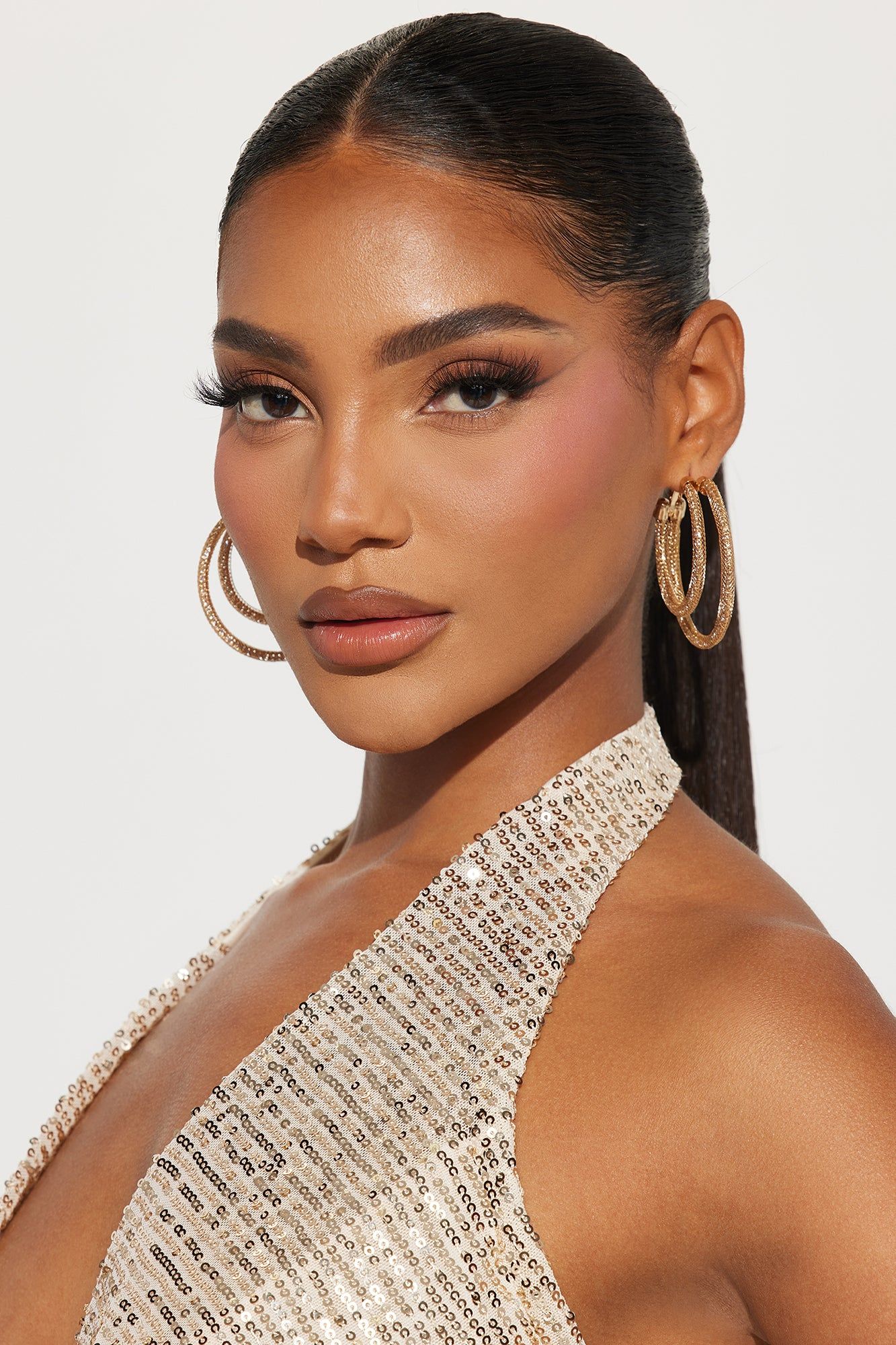 Malibu Loving Hoop Earrings - Gold sold by Fashion Nova product image thumbnail 2