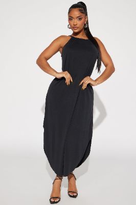 Samara Maxi Dress - Black sold by Fashion Nova