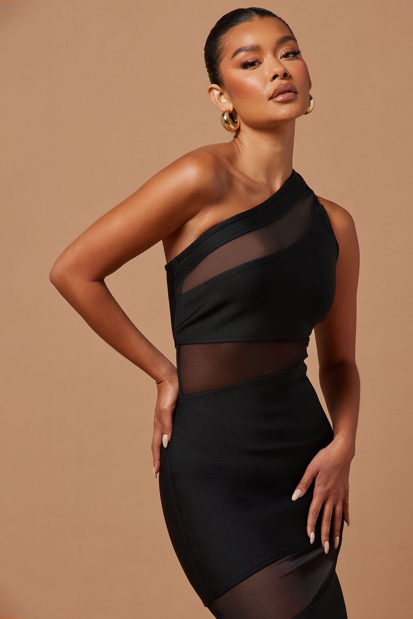 Joelle Bandage Gown - Black sold by Fashion Nova product image thumbnail 2