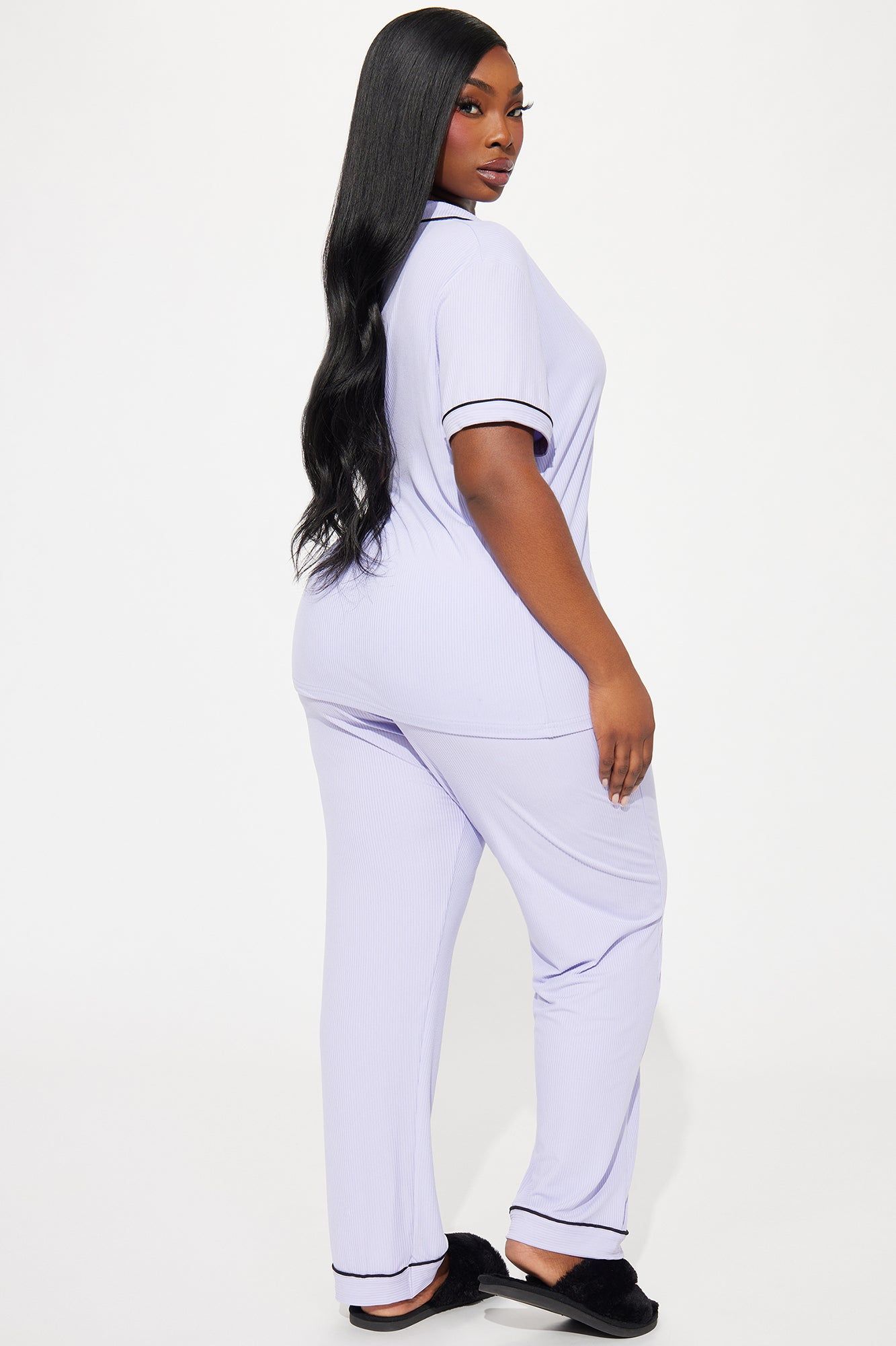 Snuggle Me PJ Pants Set - Purple sold by Fashion Nova product image thumbnail 4