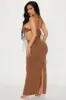 Tulum Romance Maxi Dress - Chocolate sold by Fashion Nova