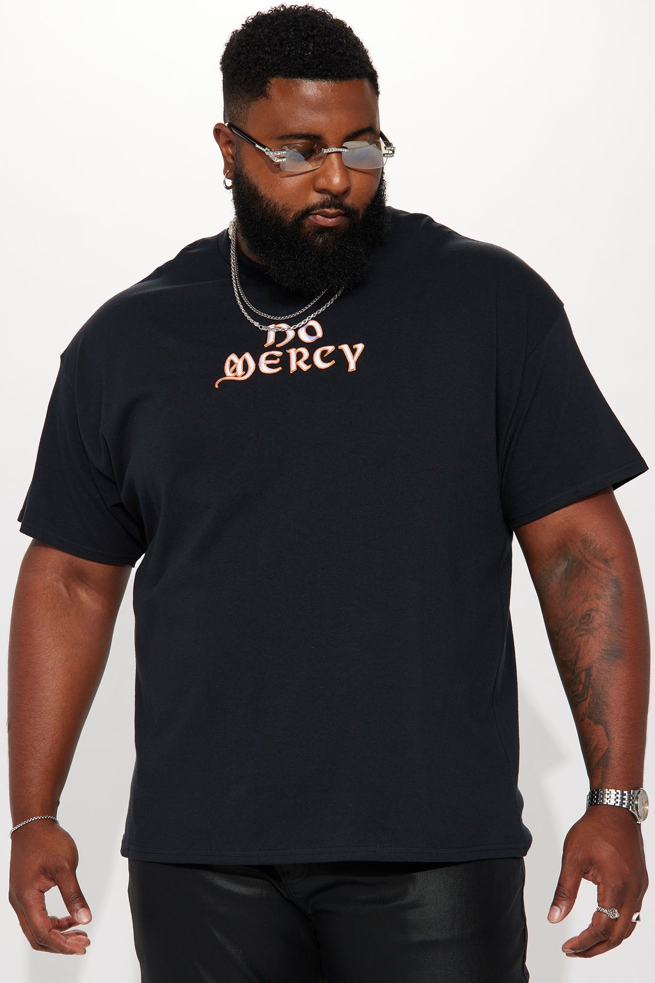 No Mercy Ever Short Sleeve Tee - Black sold by Fashion Nova product image thumbnail 2