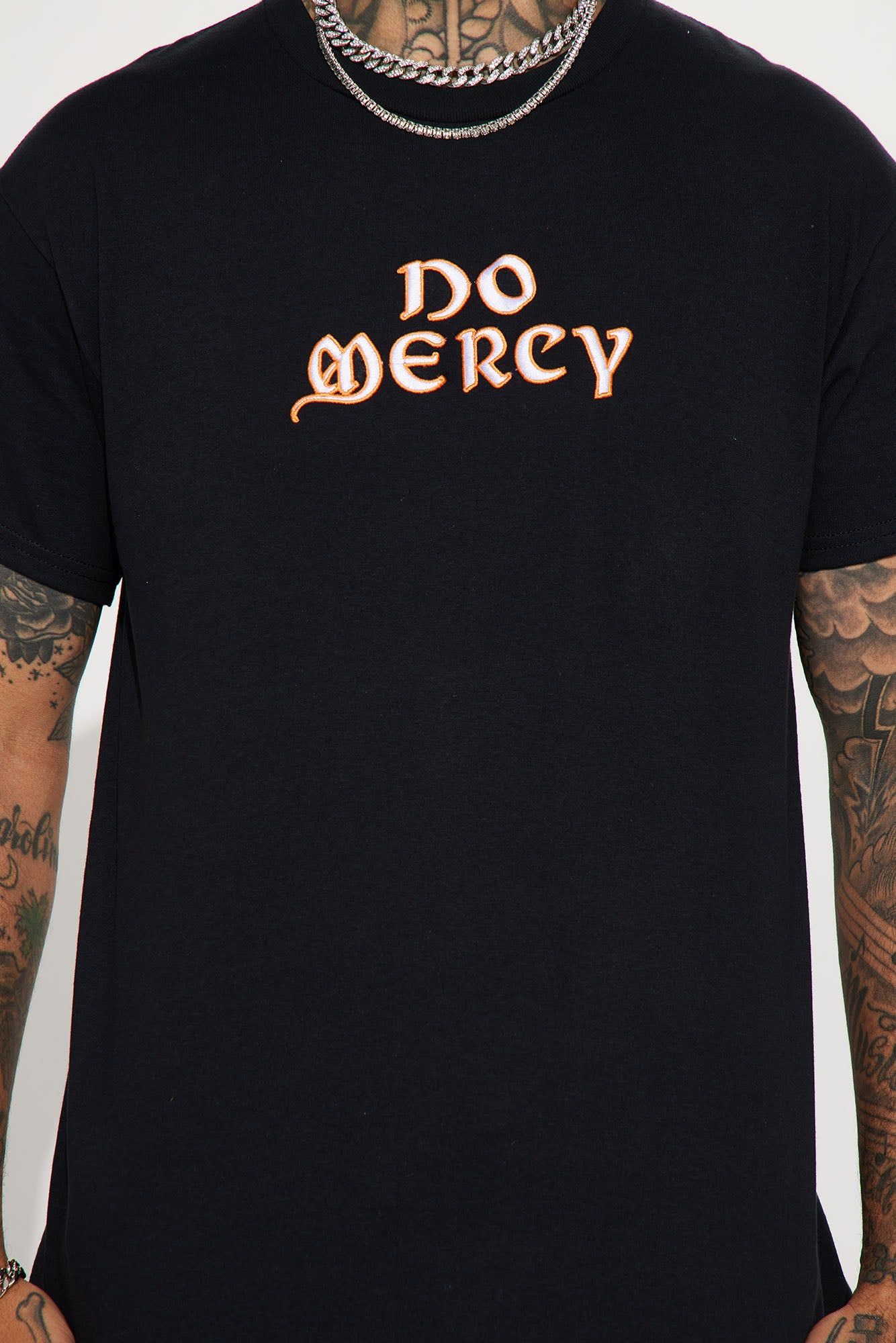 No Mercy Ever Short Sleeve Tee - Black sold by Fashion Nova product image thumbnail 4