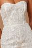 Esther Sequin Embroidered Jumpsuit - White sold by Fashion Nova