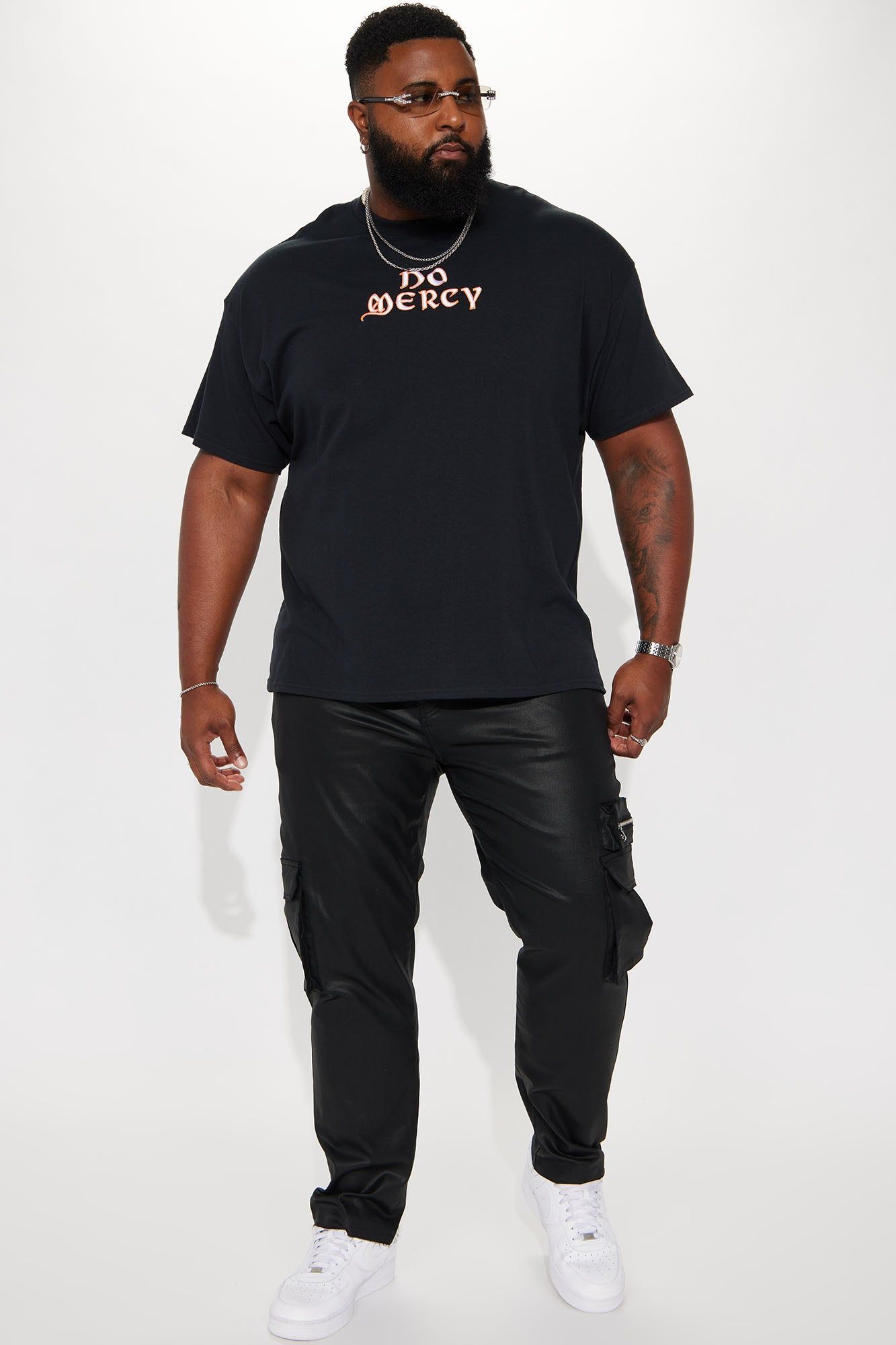 No Mercy Ever Short Sleeve Tee - Black sold by Fashion Nova product image thumbnail 5