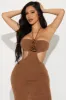 Tulum Romance Maxi Dress - Chocolate sold by Fashion Nova
