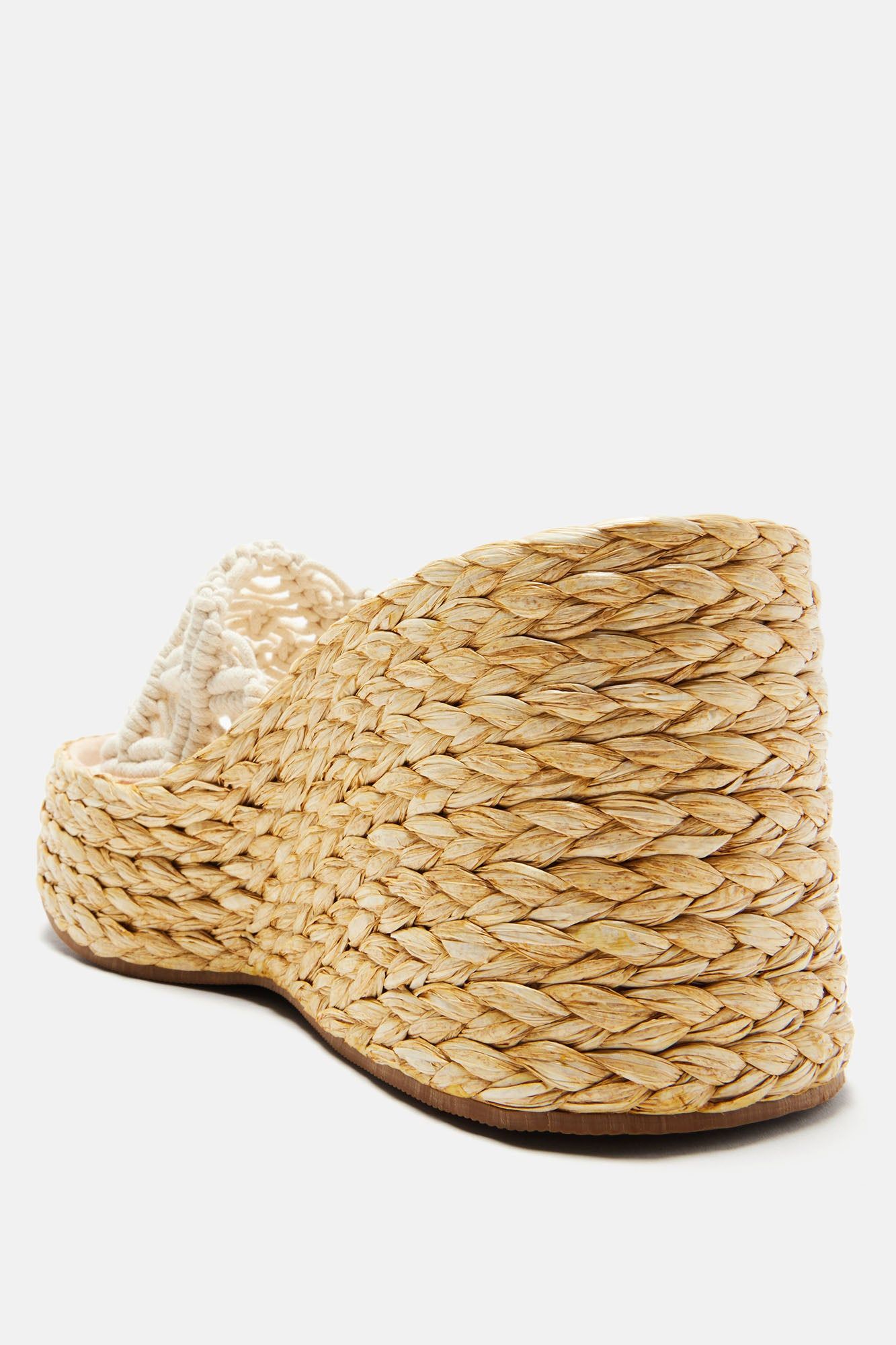Get To Know Ya Crochet Wedges - Beige sold by Fashion Nova product image thumbnail 5