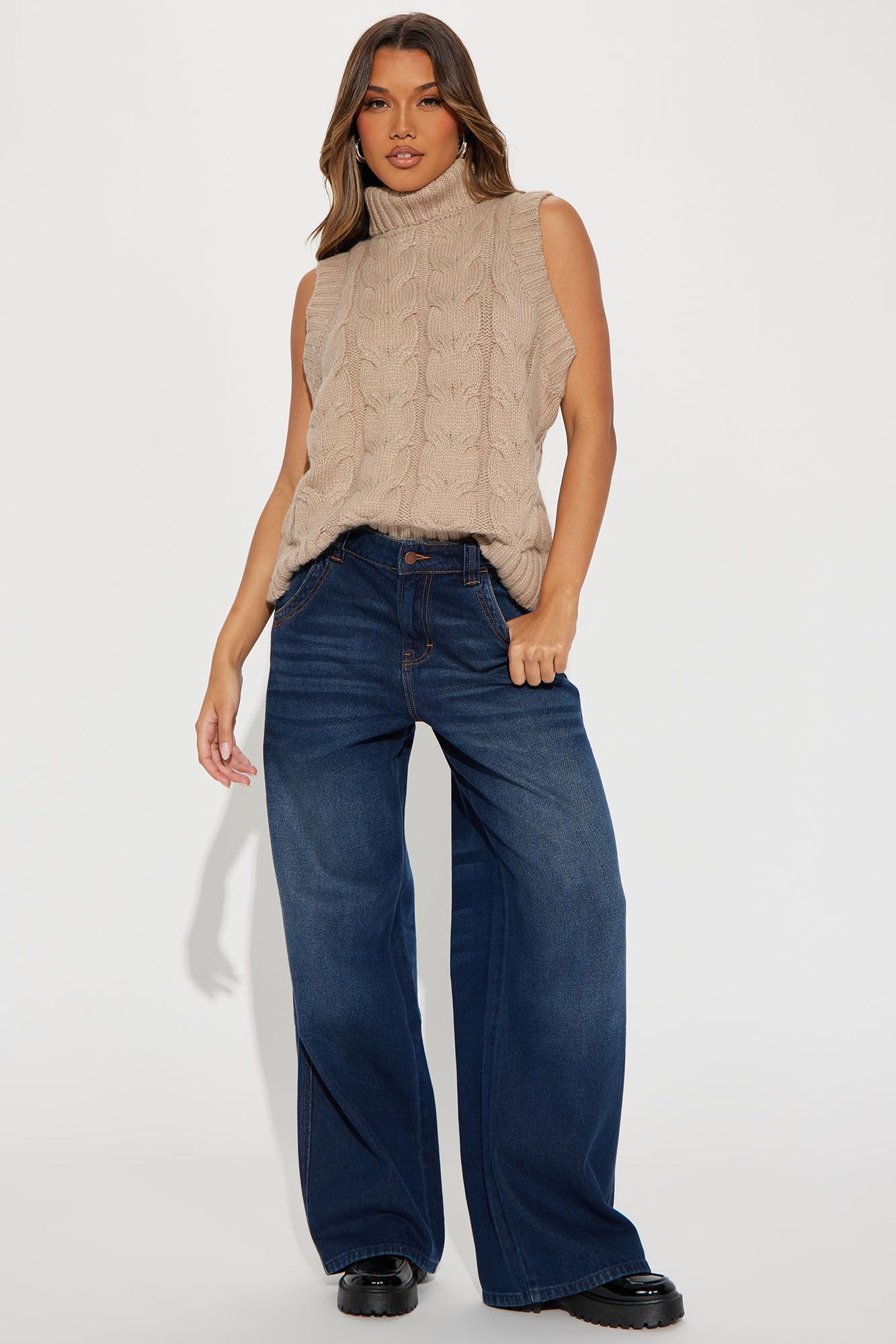 Rowan Sweater Vest - Oatmeal sold by Fashion Nova product image thumbnail 2