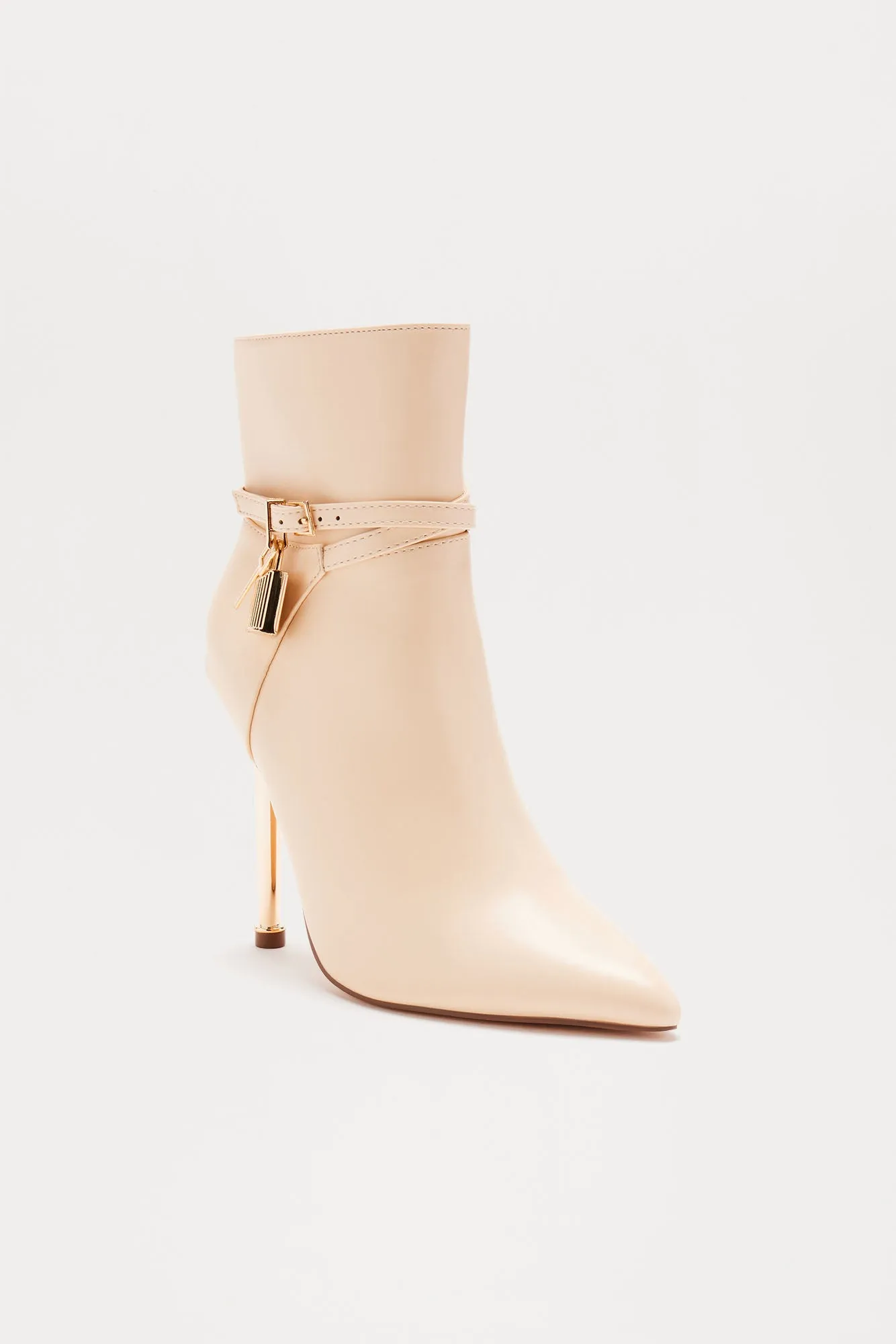 Jagger Hardware Booties - Cream sold by Fashion Nova product image thumbnail 3