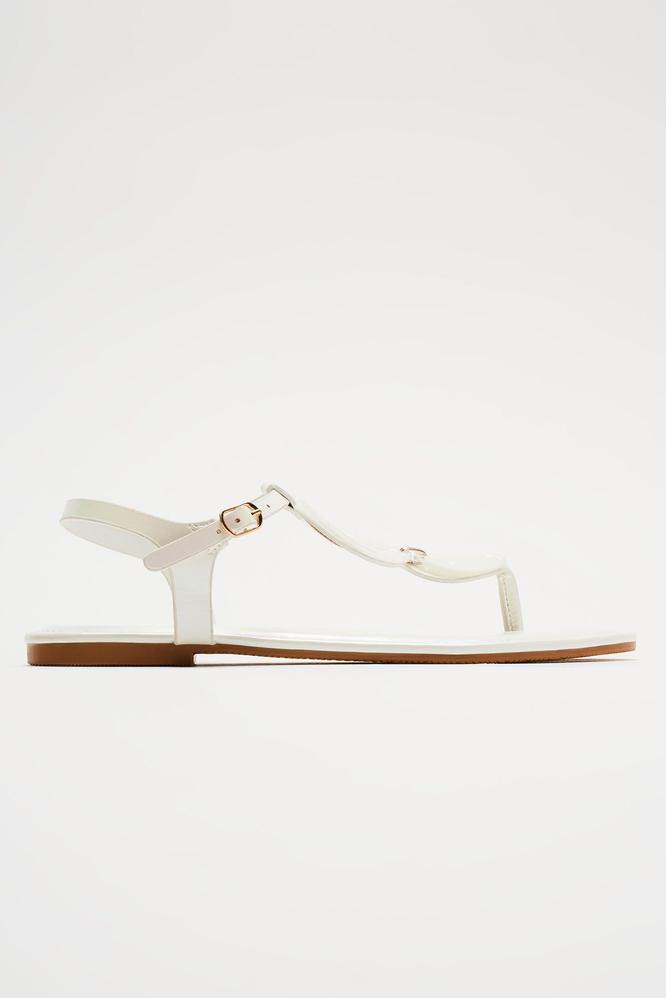 Warmer Days Sandals - White sold by Fashion Nova product image thumbnail 4