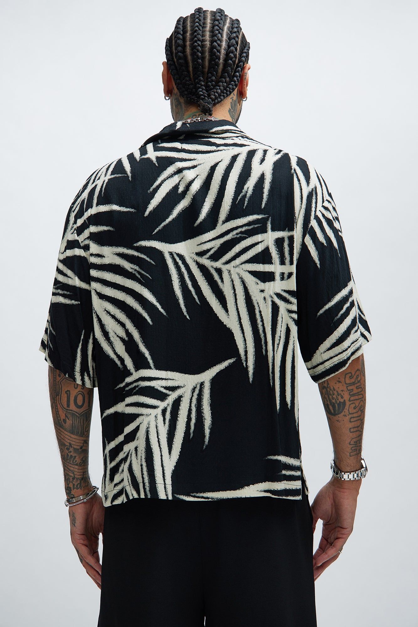 29 Palms Textured Shirt - Black/combo sold by Fashion Nova product image thumbnail 4