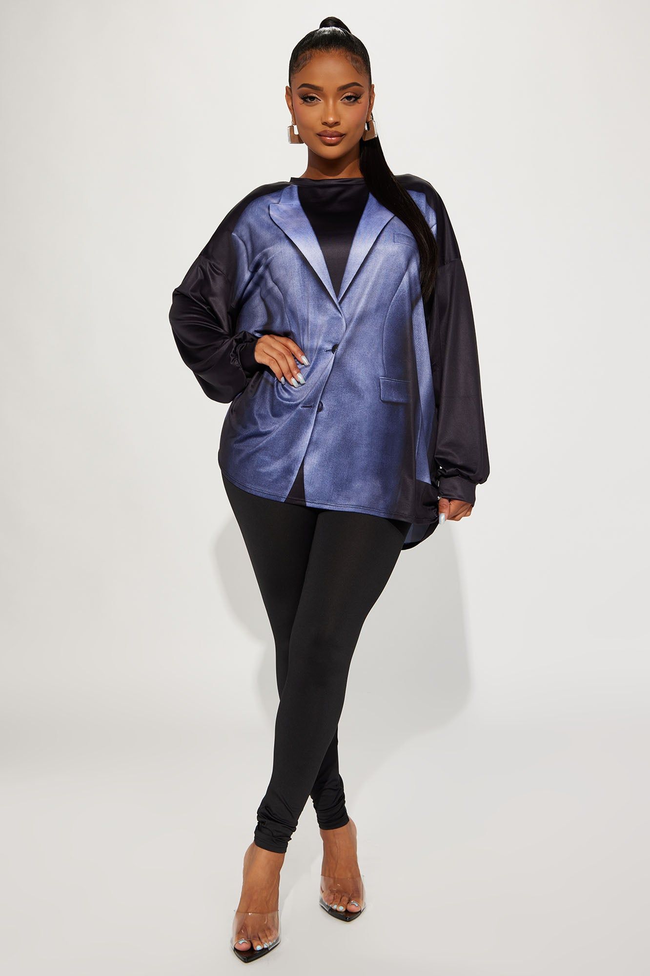 Suit Up Legging Set - Black sold by Fashion Nova