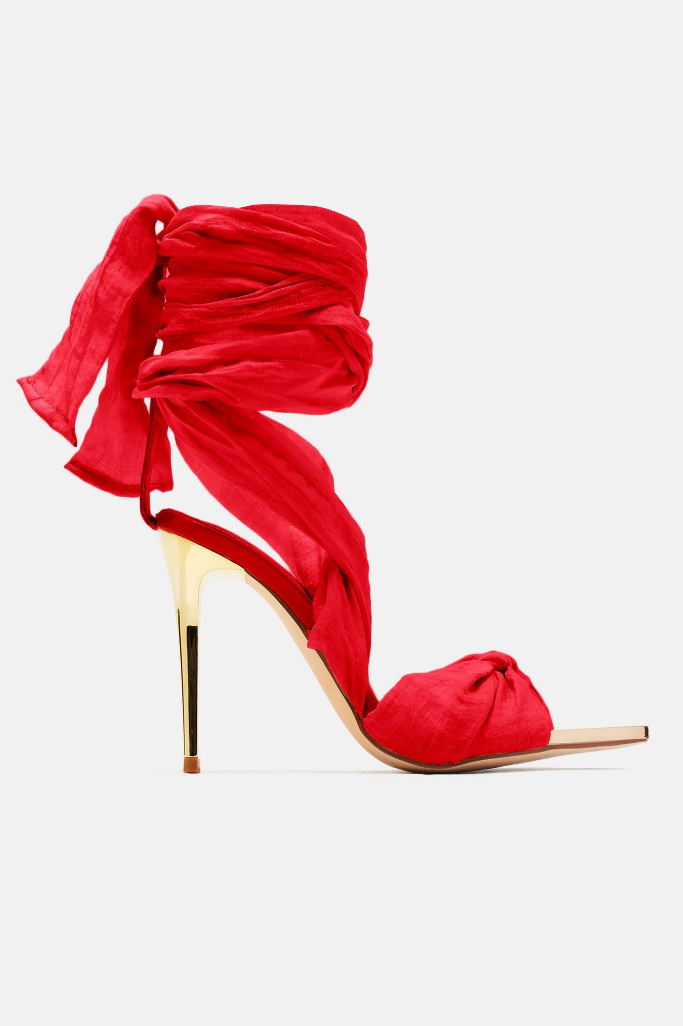 Wrapped In You Heels - Red sold by Fashion Nova product image thumbnail 2