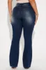 Play By My Rules Stretch Bootcut Jeans - Dark Wash sold by Fashion Nova