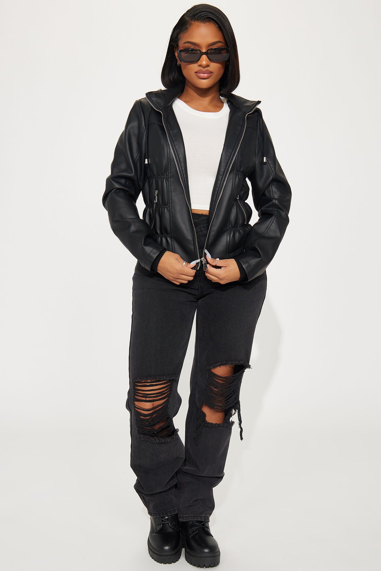 Back For More Moto Jacket - Black sold by Fashion Nova product image thumbnail 2